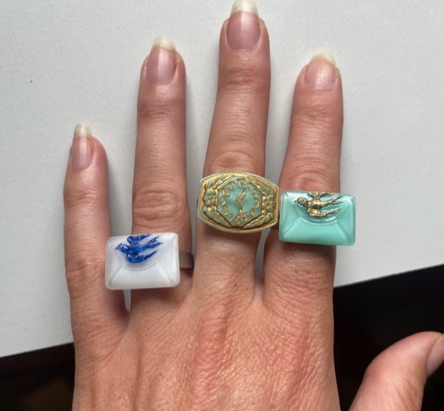 Vintage Button Rings | CAMDEN HYDES